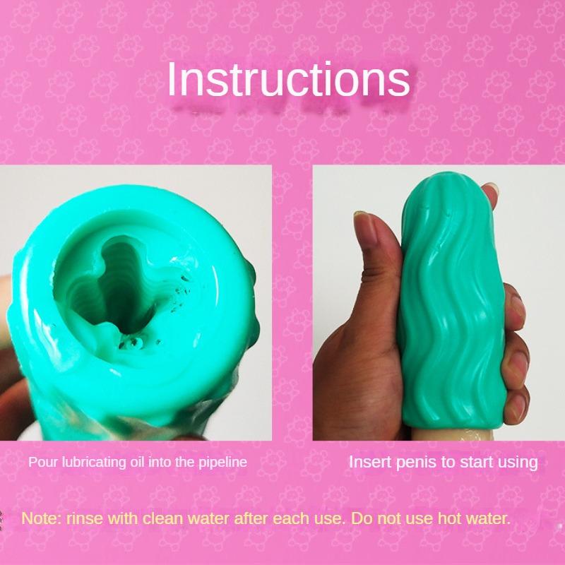 Cupă portabilă pentru masturbare masculină pentru bărbați, sigură, moale, jucării fidget, orgasm, masturbator masculin, jucărie sexuală, vagin realist, articole pentru adulți