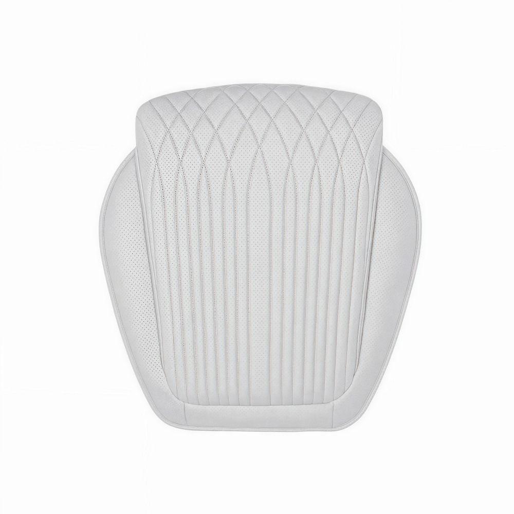 Breathable Car Seat Pad Nappa Leather Four Seasons Cushion Auto Universal