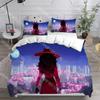 Fashion Carmen Sandiego Cartoon Bedding Set Single Twin Full Queen King Size Bed Set Kids Bedroom Duvetcover Sets Bed Sheet Set