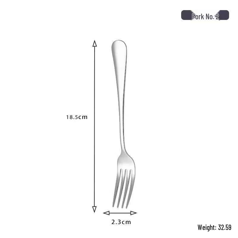 

Ruhan Thickened Stainless Steel Dinner Fork Set - 40 Pack