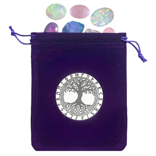 Tarot Card Pouch Bag, Drawstring Tarot Card Storage Bag | 12x15cm Velvet Pouch for Oracle Cards, Thick Dice and Cards, Party Favors, Jewelry Pouch, Tr