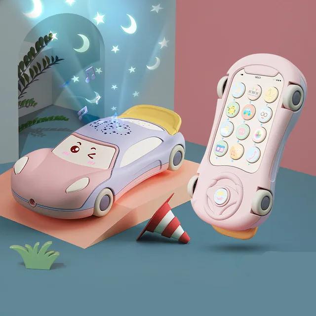 Kids Mobile Phone For Toddlers 0-12 Months Kids Learning Toys Educational Montessori Musical Toys For Kids 2 To 4 Years Old Girl