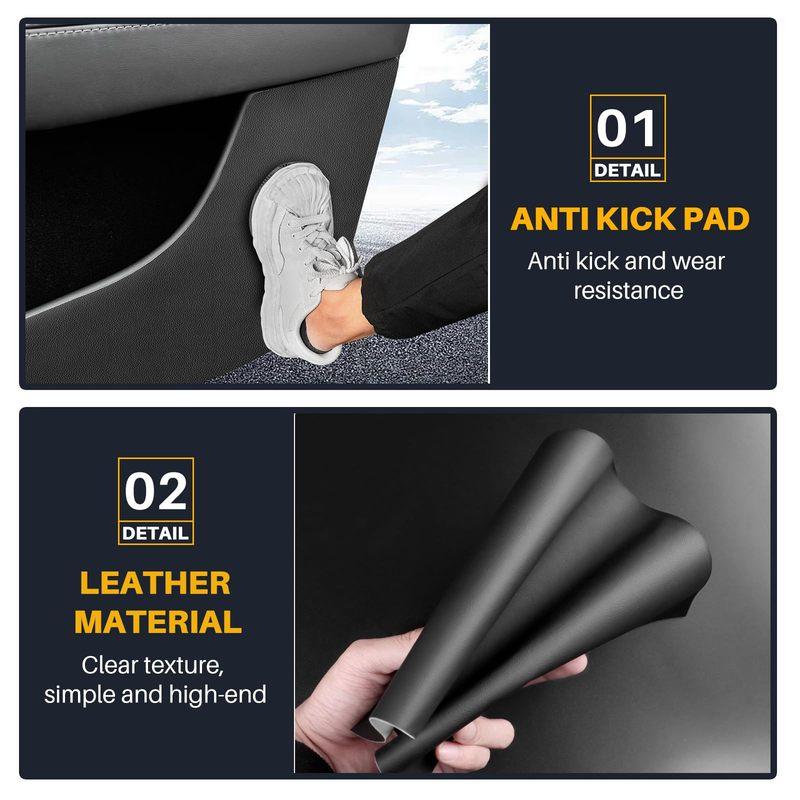 For Tesla Model Y Juniper 2025+ Door Protective Sticker  Fit Suede Kick Guard Soft Touch Scratch/Dirt Resistant Accessory