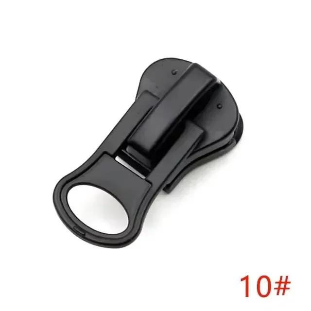 5/10Pcs 3# 5# 8# 10# 15# Zipper Sliders for Resin Zips Tape Replaceable Zippers Head Puller Jacket Coats Zip Repair Sewing Craft
