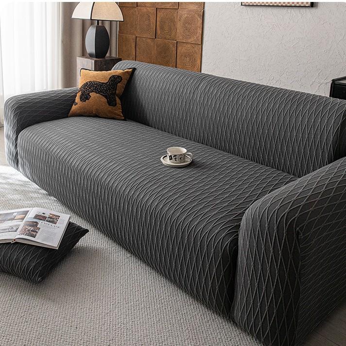 New Sofa Cover All in One Anti Slip Sofa Protective Cover  Four Season Elastic Jacquard Velvet Dust Cover