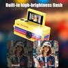 Retro Mini Palcová Kamera, HD Foto a Video, Výklopný Displej pro Selfie, Přenosný Digitální Fotoaparát pro Studenty