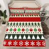 Christmas atmosphere theme pattern mattress four-piece bedding set bedroom dormitory bedding decoration