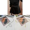 Style Metal Waist Chain Accessory For Women With Simple Shine Design For Casual Wear