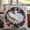 Girls Fashion Tote Bag Digital Print Quilted Shoulder Medium Size Street Style