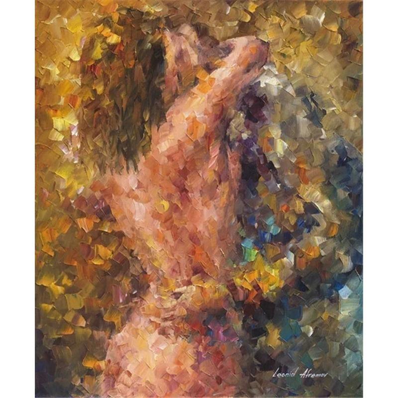 Leidenschaftlich Sexy Nackte Frau und Mann Poster Abstrakt Körperkunst Graffiti Ölgemälde Leinwanddruck für Schlafzimmer Hotel Wanddekoration