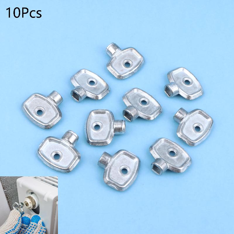 10Pcs Radiator Valve Key Plumbing Bleeding Key Radiator Exhaust Valve Keys For Heating Valves Repair Parts Tools