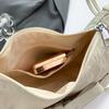 IELGY Korean Version Casual Daily All-Match Nylon Cloth Bag Simple Fashionable Pleated Cross-Body Shoulder Bag