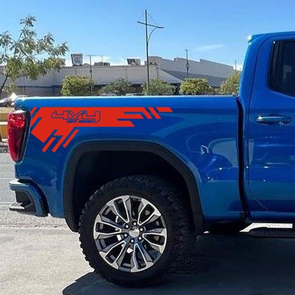 4x4 Off-road Vehicle Side Body Decals - Full Car Sticker Set чёрный