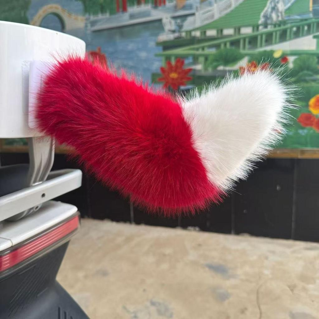 Remote Control Electric Car Tail, Fuzzy Tail Car Decoration, Rechargeable Plush Animal Moving Tail, Self Adhesive Electric Animal Tail Car Decor