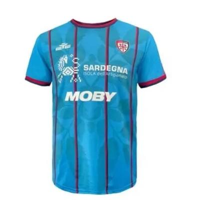 2026 Cagliari's Two-away Footballkit for The 25-26 3D Season, A Plus-size Jersey for Both Men and Women, and A Parent-child Top