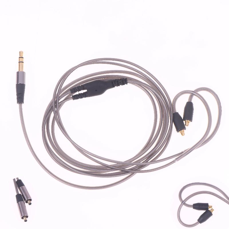 Mmcx To 3.5Mm Sound Jack Headphone Cable Replacement 120Cm Length For Se215/315/535/846/Ue900/Dc/Vjjb/N1