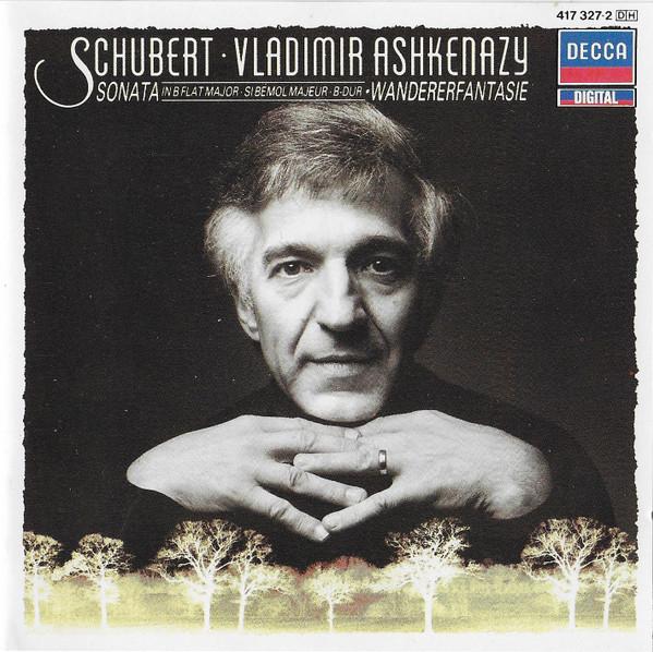 

CD VLADIMIR ASHKENAZY FRANZ SCHUBERT Sonata in B Flat Major Wandererfa 4173272 Decca 1987 Japan Classical Used