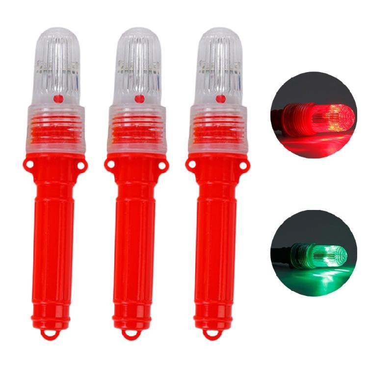 3pcs LED Fishing Lamp Marine Signal Light Positioning Flashing Light Fishing Net Warning Light
