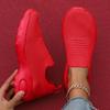 Red Casual Sports Shoes for Women Comfort Mesh Tennis Shoes Light Sneakers Women 2026 New Plus Size 43 Student Vulcanized Shoe