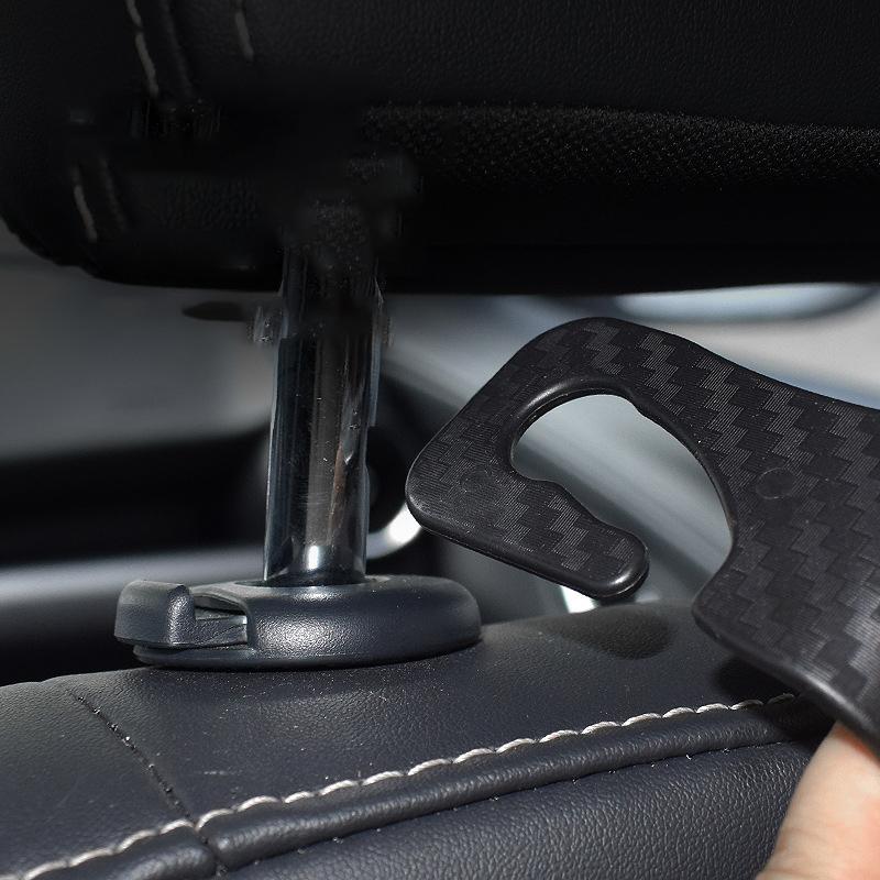 4Pcs Universal Auto Sitz Kopfstütze Haken Lagerung Aufhänger Halter Auto Innen Zubehör