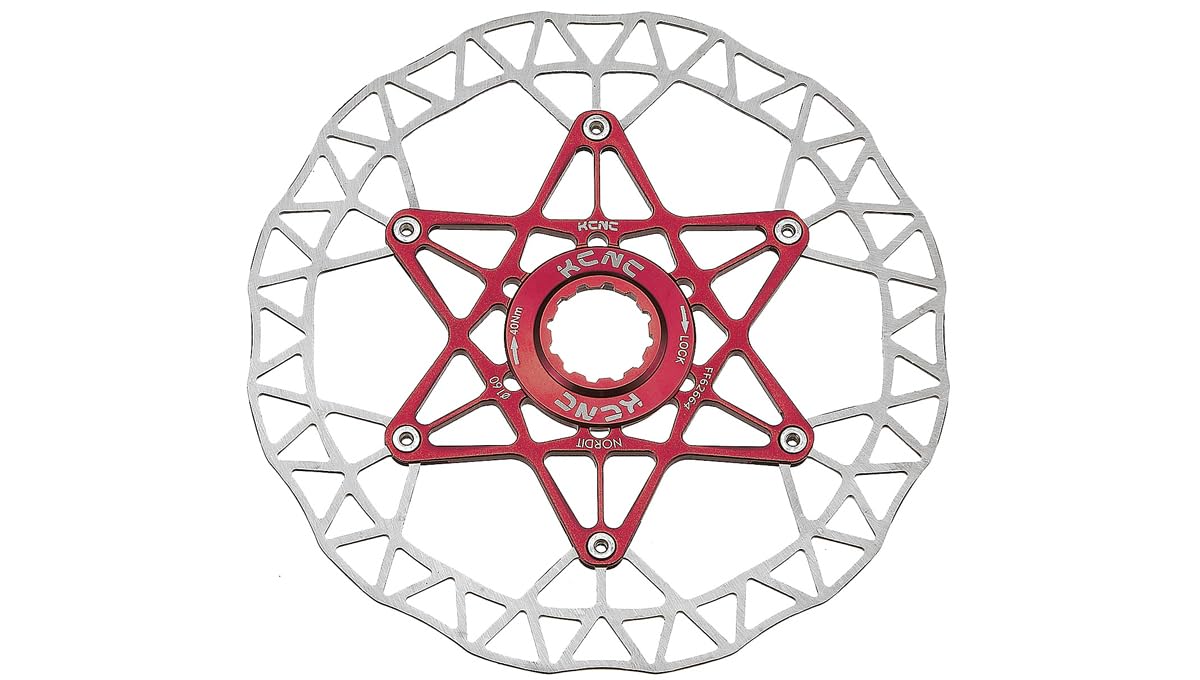 

KCNC Center Lock Disc Brake Rotor Rotor/140mm/Red