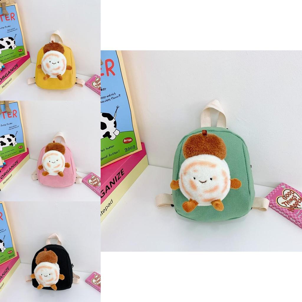 Cartoon Kids Backpack With Animal Print Lightweight Nylon Material For Preschool Boys Girls