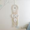 Handmade Dream Catcher Pendant Tapestry Home Circle Leaf Shape Jewelry Wall Hanging Ornament Window Decoration