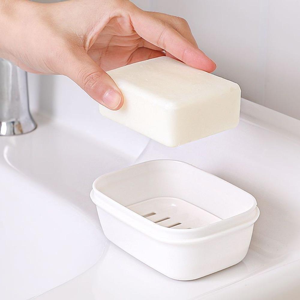 Waterproof Leakproof Soap Holder Detachable Soap Dish Keeps Dry Travel Bar Soap Case Camping