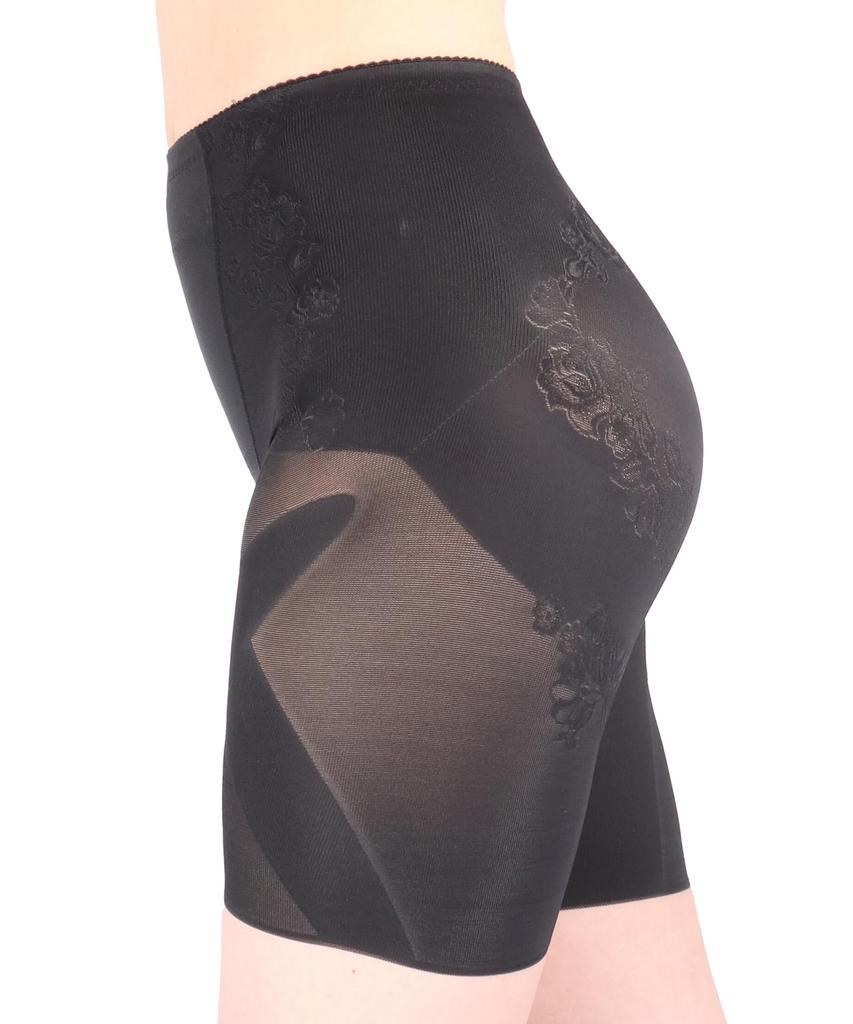 Girdle for walking and long length size 64 [Wing/Wacoal] exercise, [Slimming pants] KQ0821, women's, black,