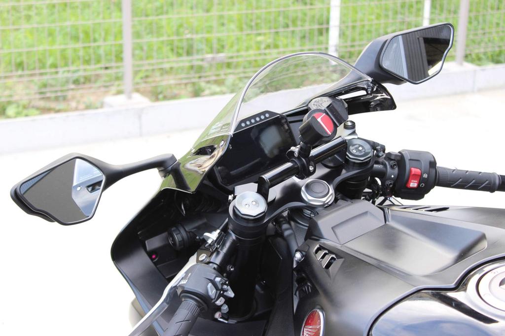 Kijima Motorcycle Handlebar Mounting for Parts Bar, Steel, 22.2mm, Black, 204-0699, CBR1000RR-R ('20-)