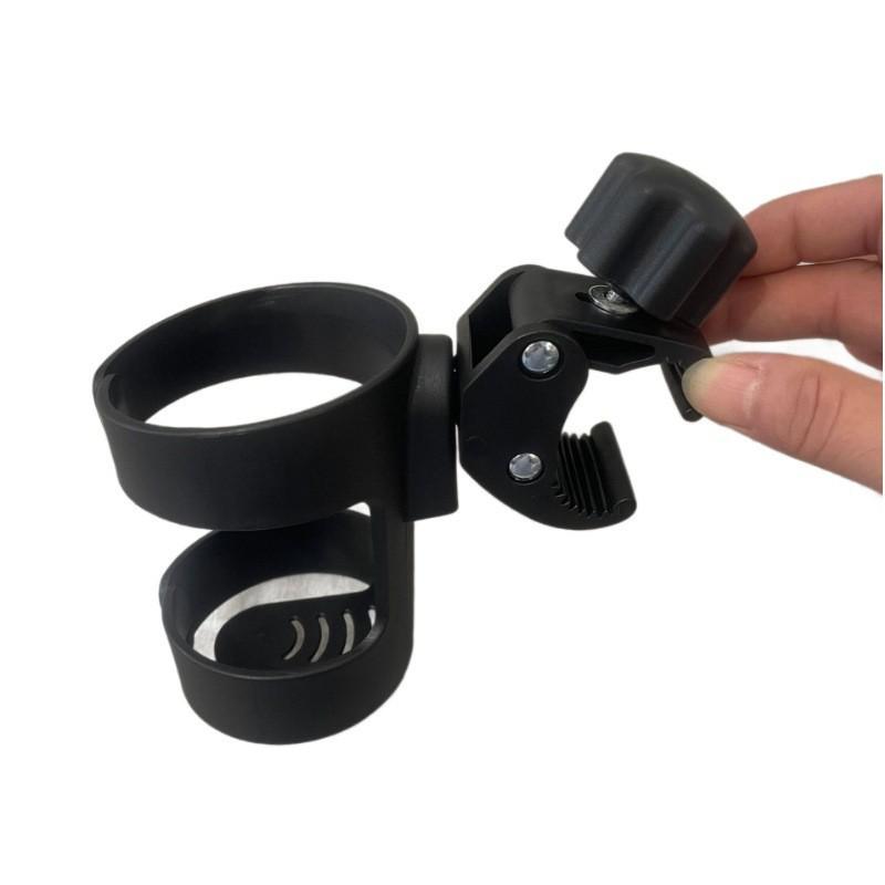 Universal Cup Holder for Strollers, Bikes, and E-Bikes - Quick Release Bottle and Kettle Holder for Baby Strollers and Umbrella Strollers