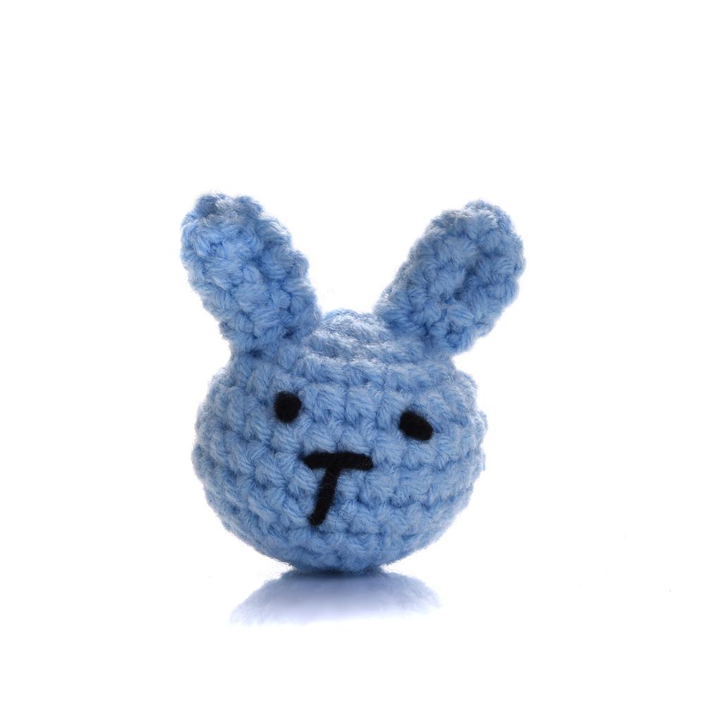 1Pc Handmade Crochet Animal Mixed Felt Ball DIY Charm Newborn Care Accessories Necklace Pacifier Chain Set Toy