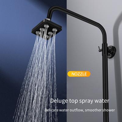 Mini doccia a pioggia ad alta pressione Soffione doccia a pioggia con flusso d'acqua magico Doccia a risparmio idrico Accessori per il bagno Soffione doccia