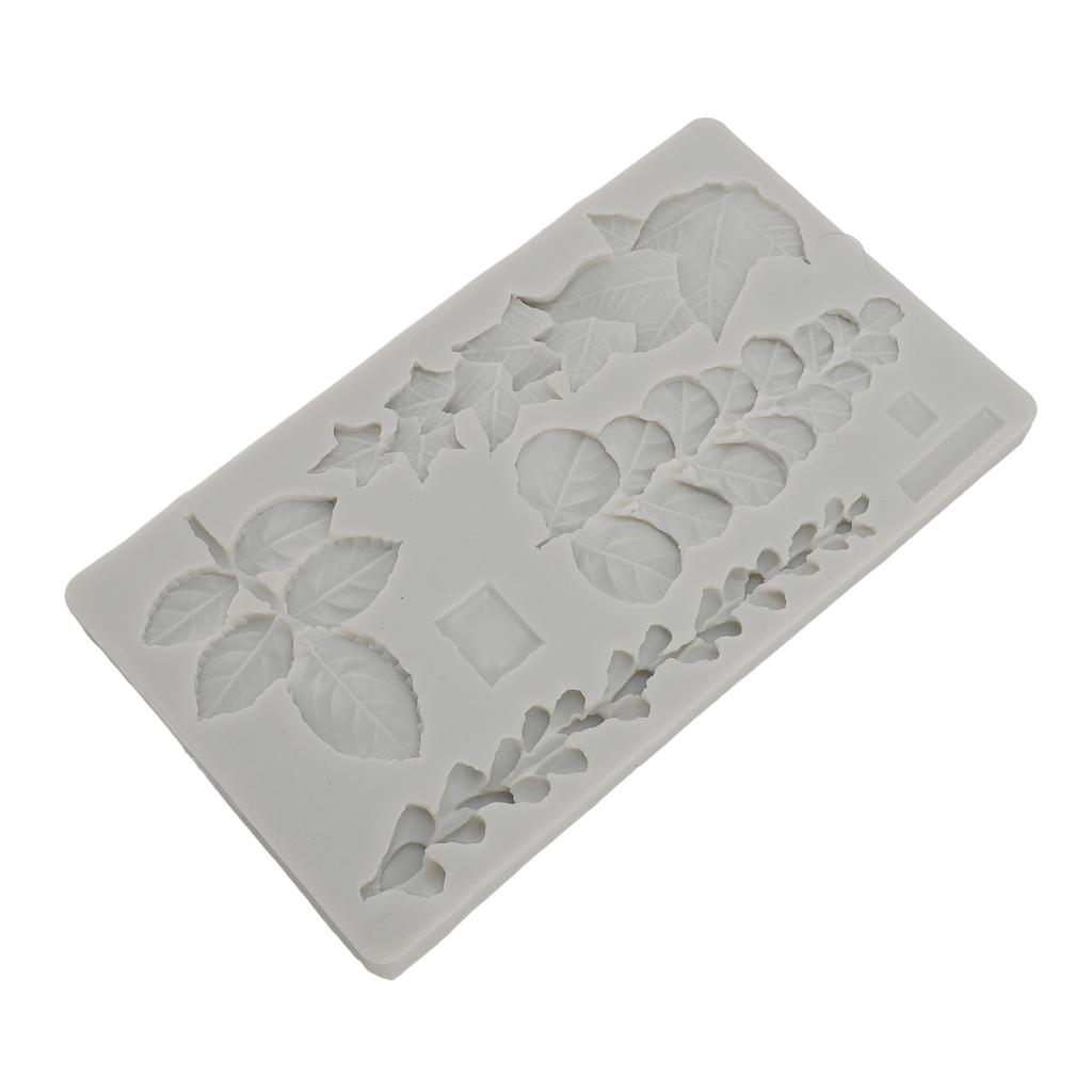 Leaf Silicone Molding Multifunctional Non Stick Easy Demoulding Leaves Molding Tray for Decors Cakes