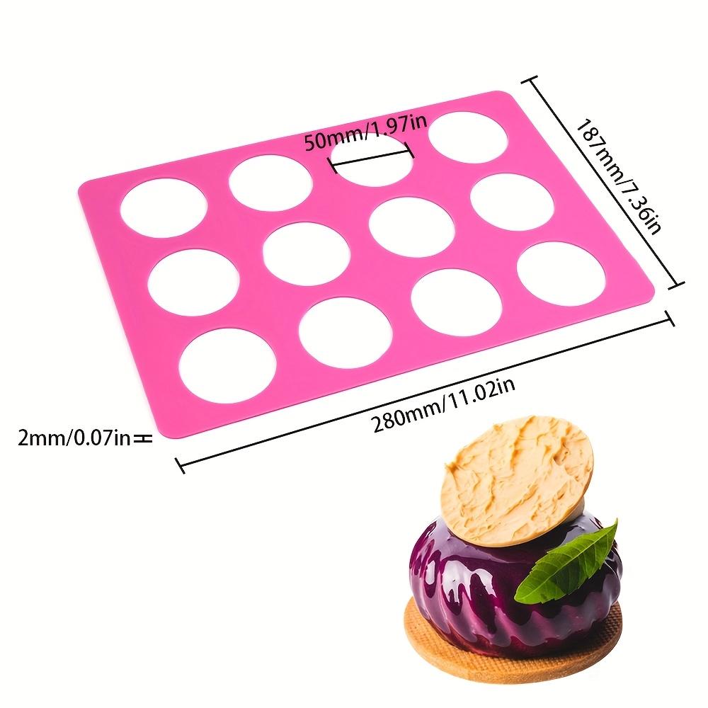 1pc Round Silicone Mold for Cookies Chocolate