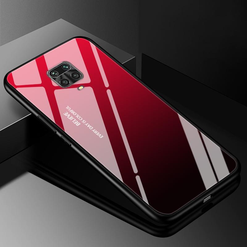 Tempered Glass Case for Xiaomi Redmi Note 9 9S 10T 10 Pro 10S 4G 5G 8 8T 8 Pro Cover Hard Case Case Redmi 12 4G TPU Bumper