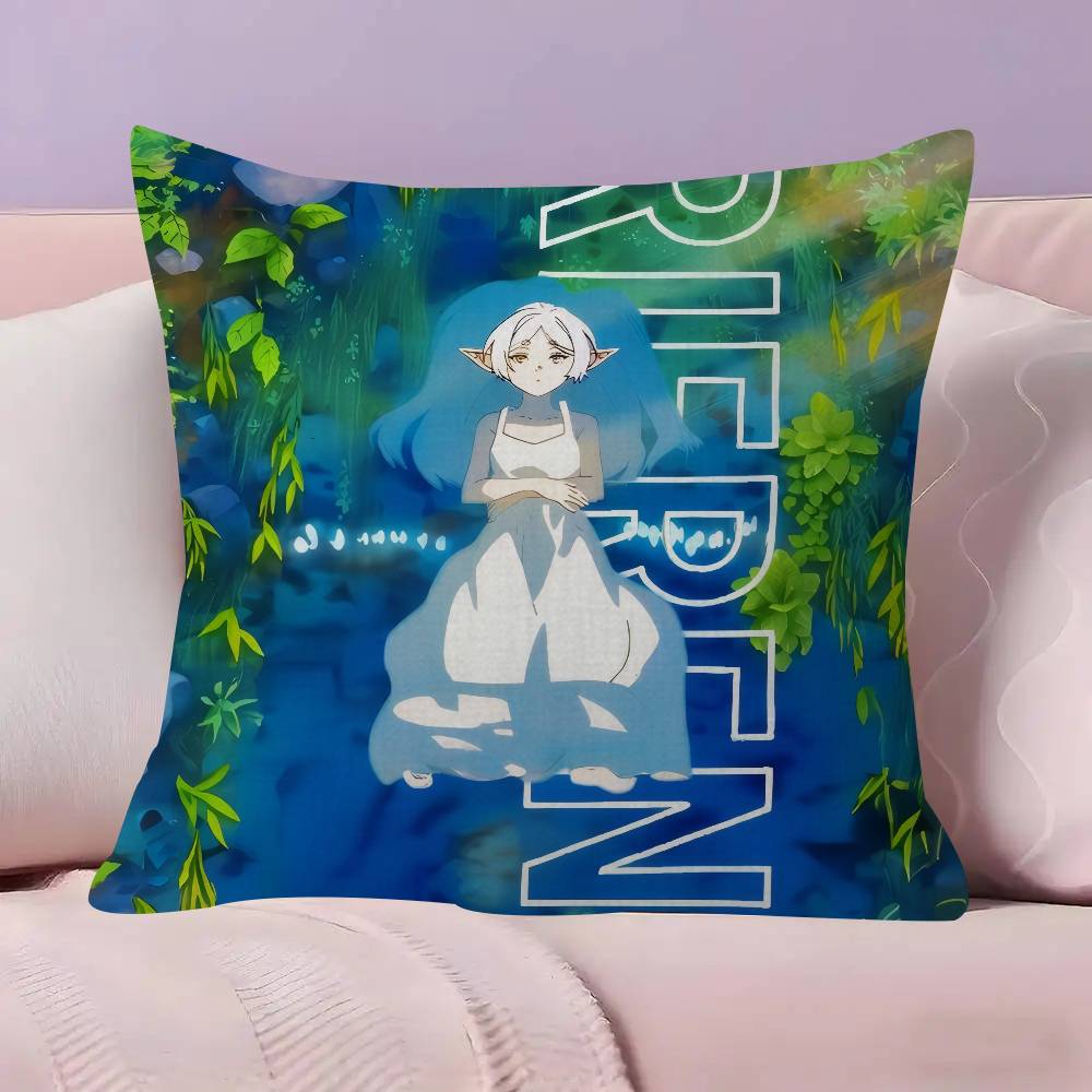 FFrieren Beyond Journeys End  Cushion Cover Car Throw Pillow Case For Sofa Car Christmas Gift 40x40cm 45x45cm