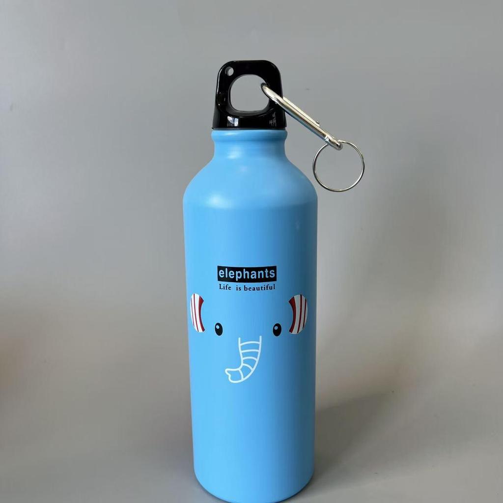 Aluminum Sports Water Bottle - Single Layer Outdoor Cycling Gift