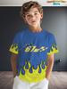 Interessante Maglietta per Bambini No. 67 Top Sportivo da Basket Estivo a Maniche Corte Svasato Moda per Bambini