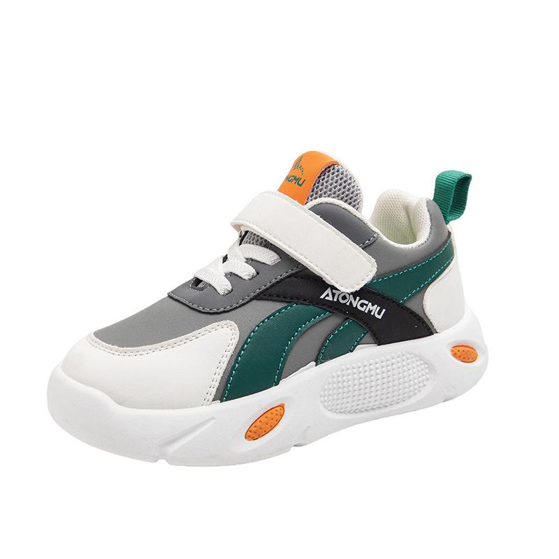 

2025 Новые весенне-осенние кроссовки для мальчиков на липучках, дышащие, легкие, пляжные кроссовки для бега для детей среднего и старшего возраста 31 yards inner length about 20CM