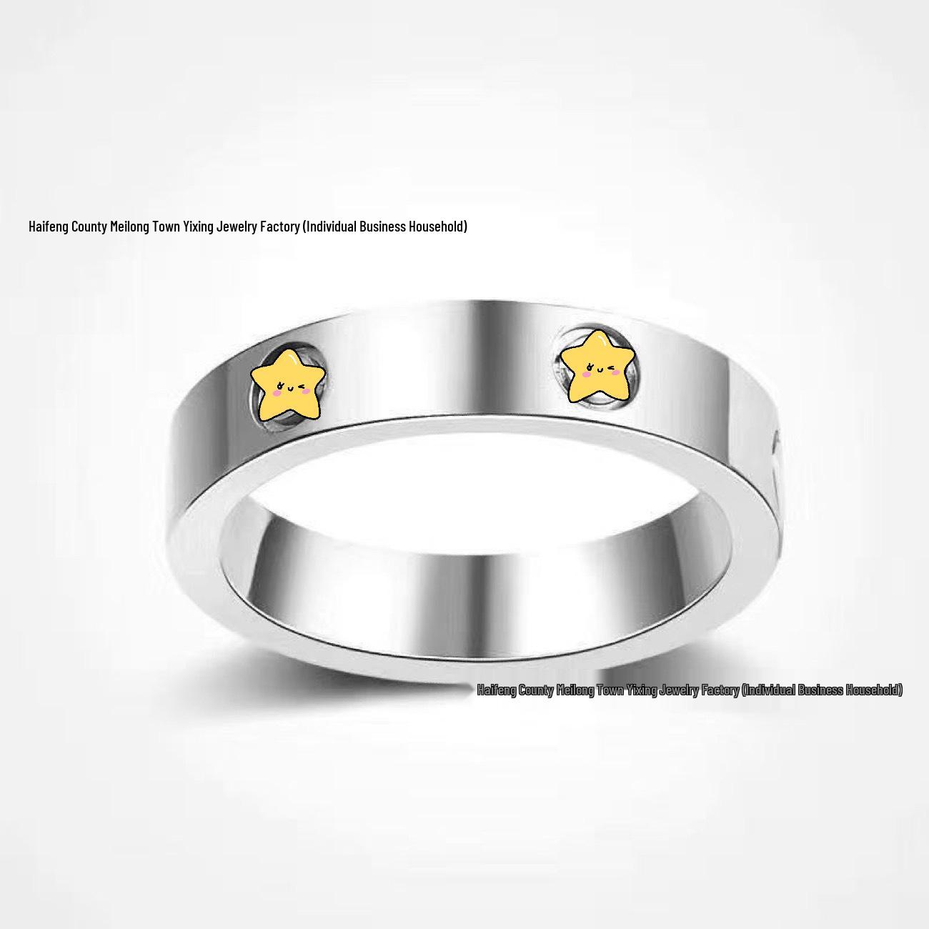 

Высококлассные парные кольца Cartier LOVE из титановой стали: Классический стиль интернет-знаменитости для мужчин и женщин, не выцветающий US Size 9