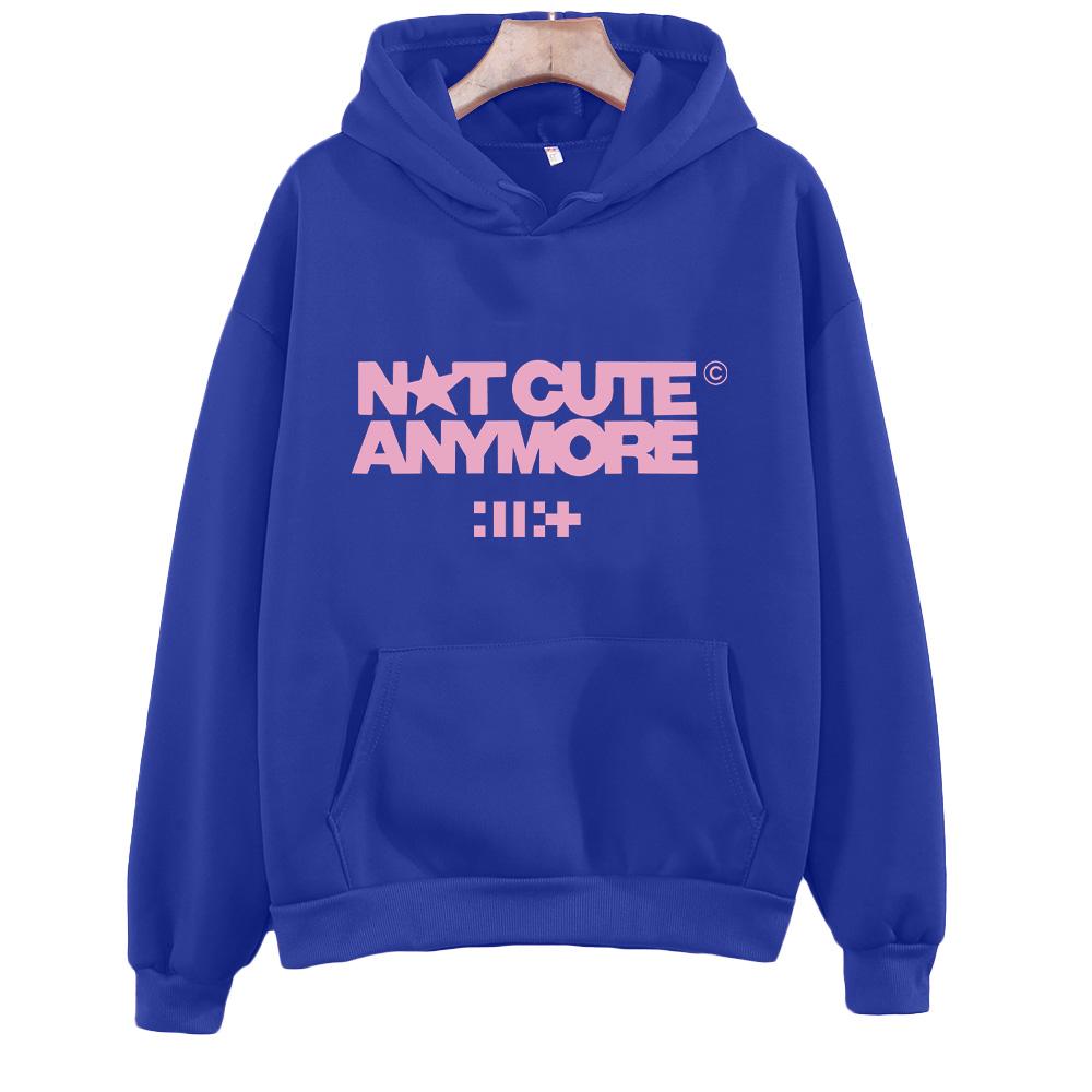 Mikiny s albem ILLIT Už nejsou roztomilé Mikina ILLIT dívčí kapely Korejská móda Dámské Pánské Oblečení Dlouhý rukáv Ležérní Y2K Mikiny