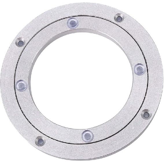 Aluminum Alloy Turntable Bearing 10" Heavy Duty Swivel Turntable Lazy Susan Rotating Bearing Turntable Round Dining Table Swivel Plate for