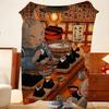 Art M-mimimi S-sticker Throw Flannel Throw Blanket, Lightweight Cozy, Durable Washable Cute Cool
