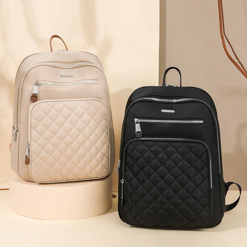 Women Backpack Rhomboid Bag Travel Backpack Student Large Capacity School Bag