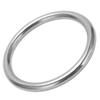 Boat Round Rings Stainless Steel O Ring with Wire Diameter 8mm Specification for Boat Sailing Diving8x50mm 0.3x2in