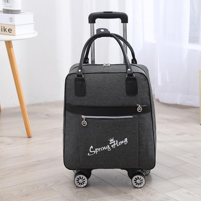 

Женский дорожный рюкзак и сумка большой вместимости для коротких поездок и деловых путешествий Small (4 wheels + backpack straps)