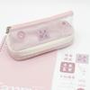 Transparent Pen Bag Double Layer Large Capacity Portable Student Stationery Supplies Junior High School Study Stationery Bag