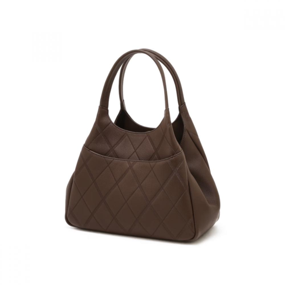 Daks Brown Dd Logo Cowhide Tote Bag Dcba6f452w2