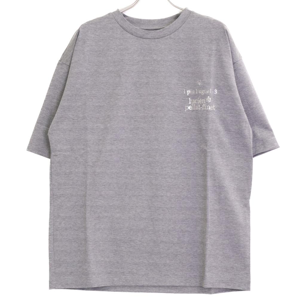 1piu1uguale3 MRT290 Gray CAMO LEAF R-NECK TEE Back Camo Leaf T-shirt Tops 6 grayUsed